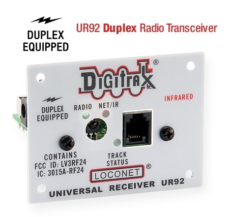 UR92 LocoNet Duplex-Funk und Infrarot-Empfänger/Sender