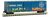 WEATHERED/GRAFFITI - Pan Am 50' Rib Side Box Car