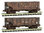 WEATHERED - Southern Pacific 33’ rib side twin bay open hopper 2-Pack