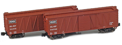 Frisco 40’ Outside braced boxcar #2-Pack