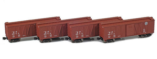 Southern Pacific 40’ Outside braced boxcar #4-Pack 2