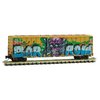 WEATHERED/GRAFFITI Railbox 'Great Smokeout' – 50’ Rib Side Box Car