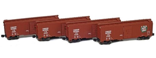 Canadian National 40’ AAR Boxcar 4-pack