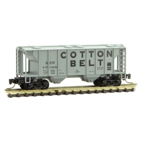 Cotton Belt PS-2 Two-Bay Covered Hopper #SSW 77199