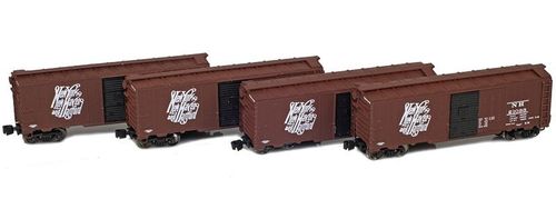 New Haven 40’ AAR Boxcar 4-pack