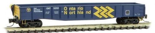 Ontario Northland 50’ gondola with fishbelly sides #ONT 5051