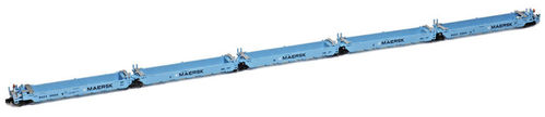 Gunderson MAXI-I articulated cars MAERSK #100008