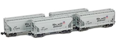 Union Pacific ACF 2-Bay Hoppers  -  Set #1