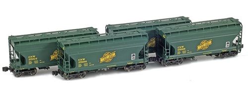 Chicago & North Western ACF 2-Bay Hoppers Set #1