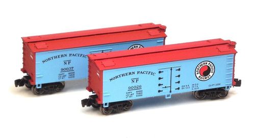 Northern Pacific - 34' Woodside updated Reefer Set #1