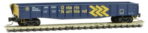 Ontario Northland 50’ gondola with fishbelly sides #ONT 5061