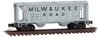 Milwaukee Road PS-2 Two-Bay Covered Hopper #MILW 99619