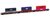 Gunderson MAXI-IV articulated cars BNSF (swoosh logo) #253411